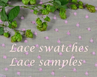 Sample of lace, Swatches of lace trims