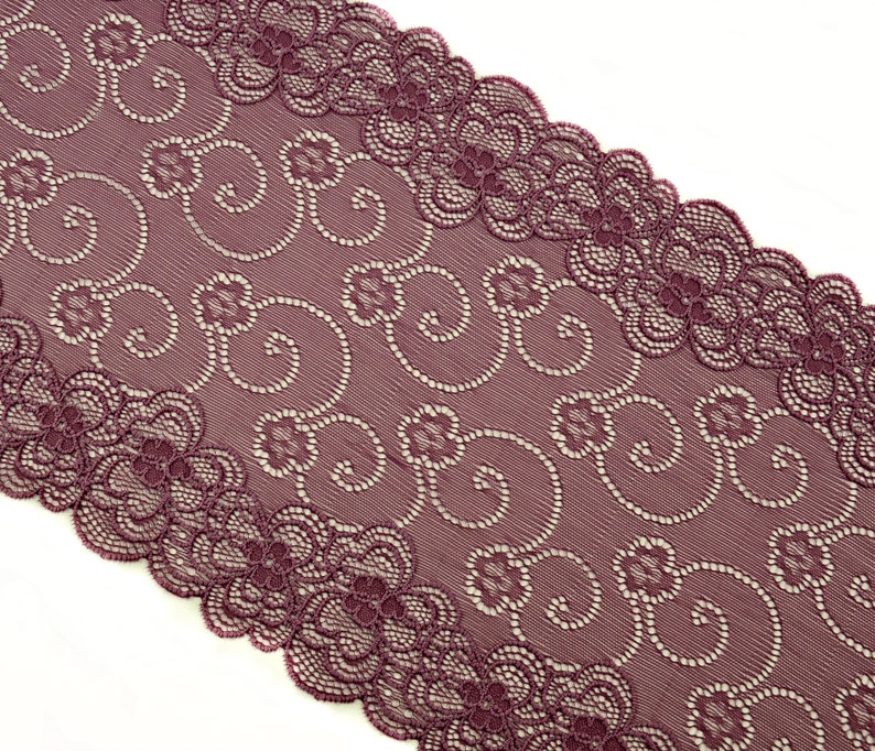 Sewing Lace Stretch Lace Trim Wide Elastic Lace by the Etsy