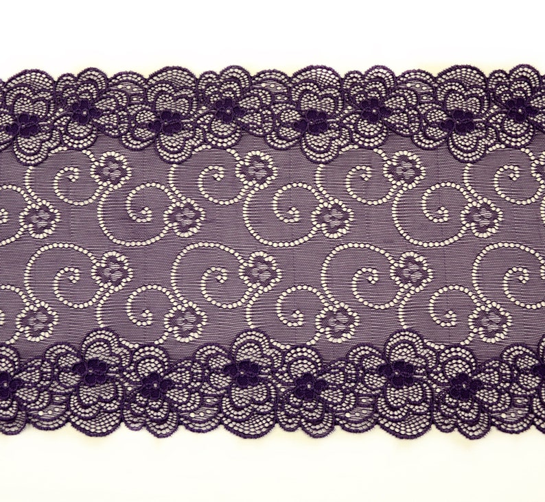 Sewing Lace Stretch Lace Trim Wide Elastic Lace by the Etsy