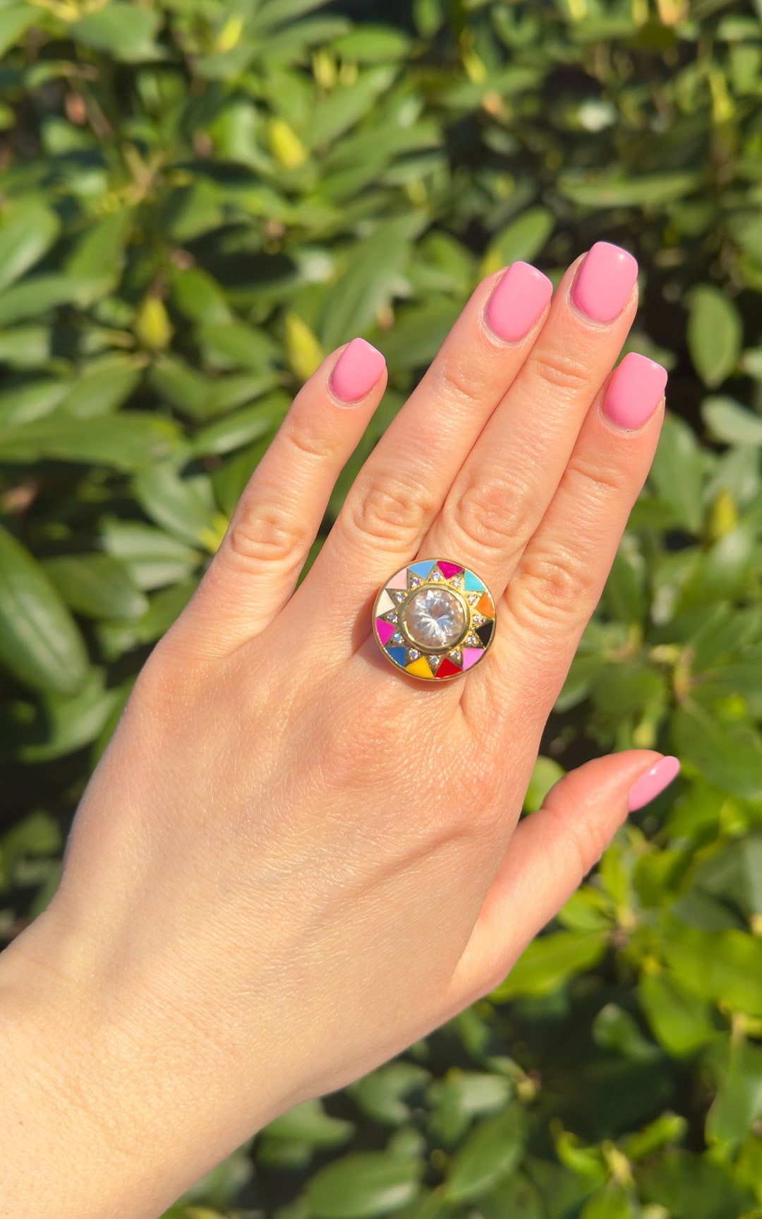 Charm pesciolino in ottone smaltato - 14x8mm - 2 pezzi Online