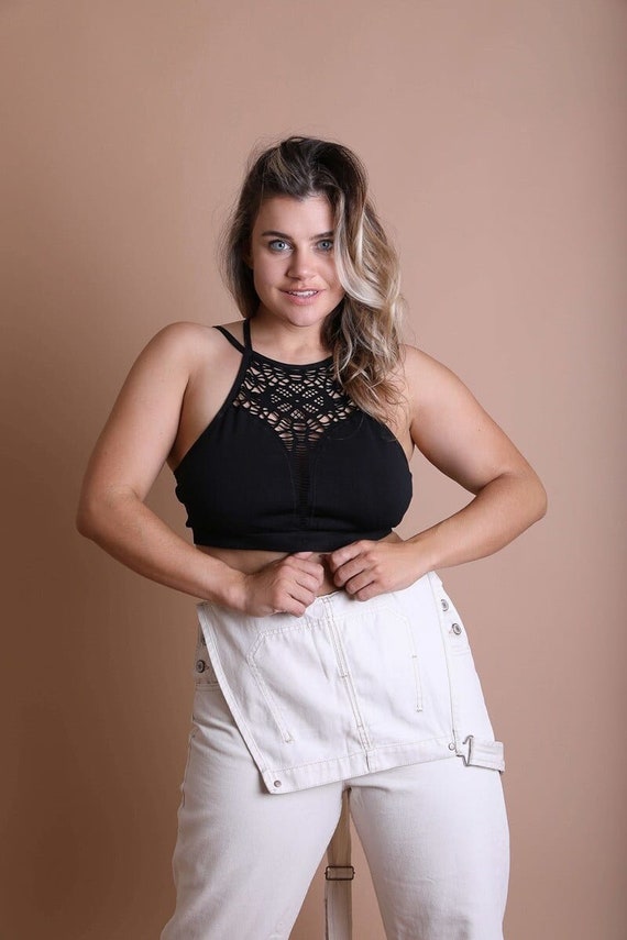 PLUS SIZE Bralettes for Women, Crochet Lace Bralette, Bralette