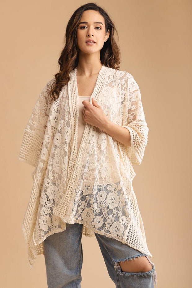 Ivory Lace Cardigan - Etsy