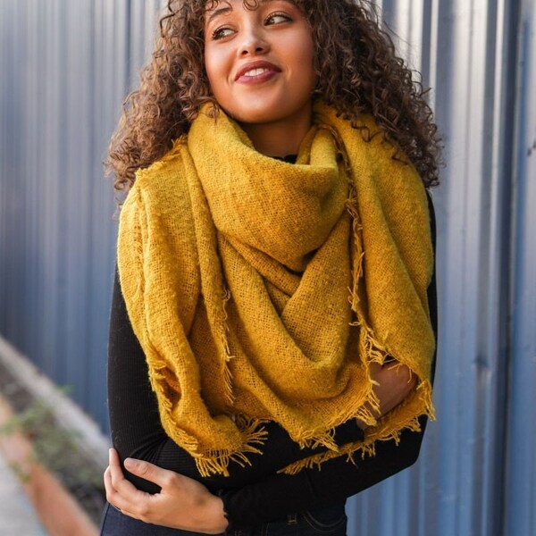 knitted bridesmaid shawl