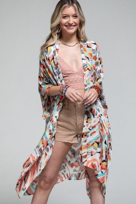 Spring Summer Kimono Cardigan 
