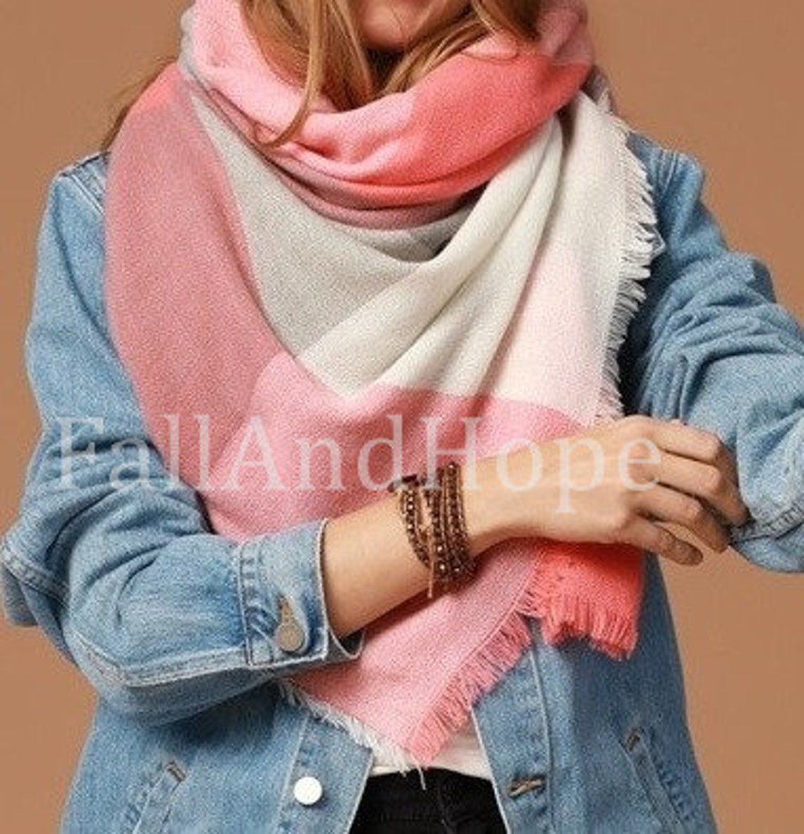 Winter Blanket Scarf Blanket Scarf Plaid Blanket Scarf Wool Etsy