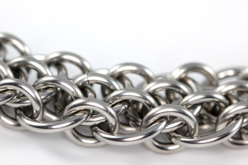 Acciaio inossidabile Dragon Steps Chainmaille BDSM Submissive Etsy Italia