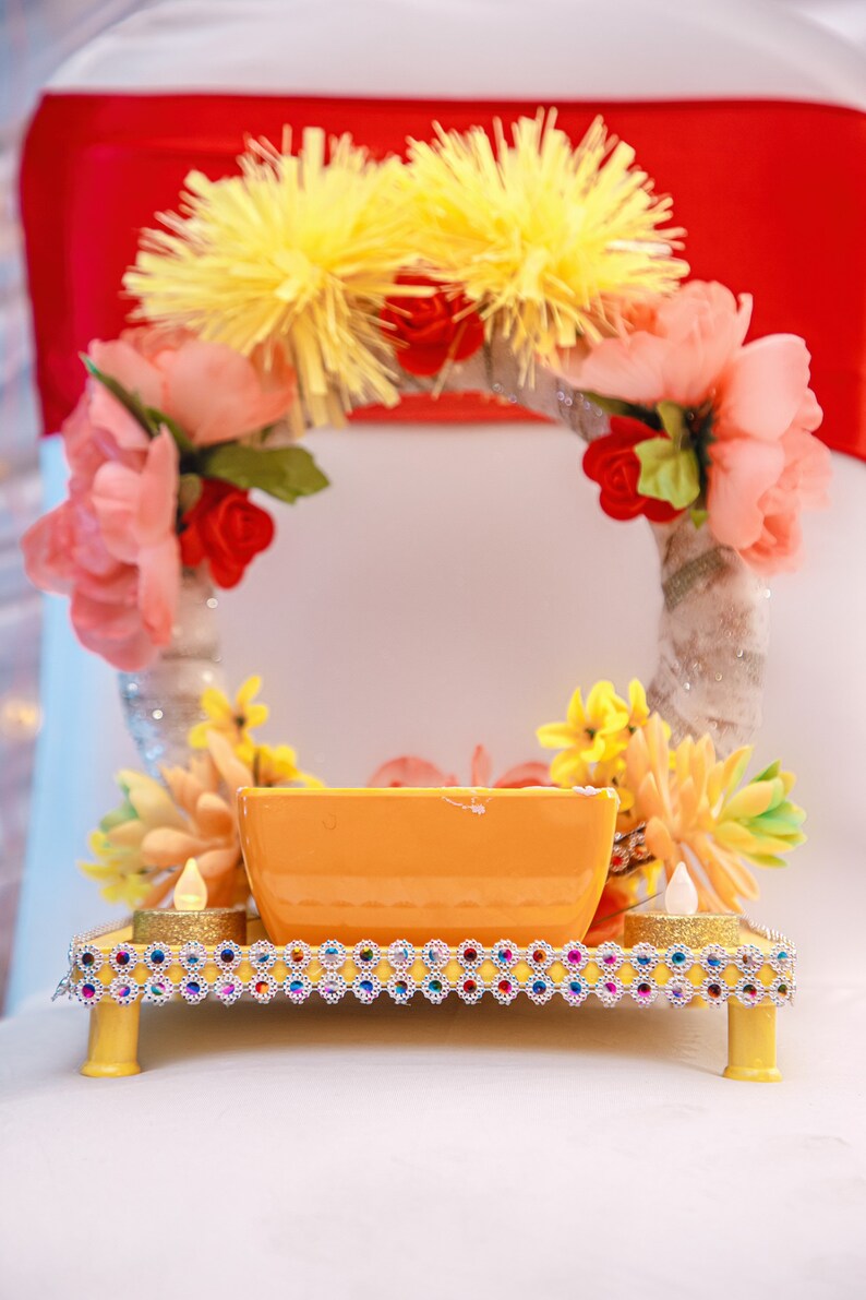 Haldi Tray indian Wedding Turmeric Tray Indian Haldi Etsy