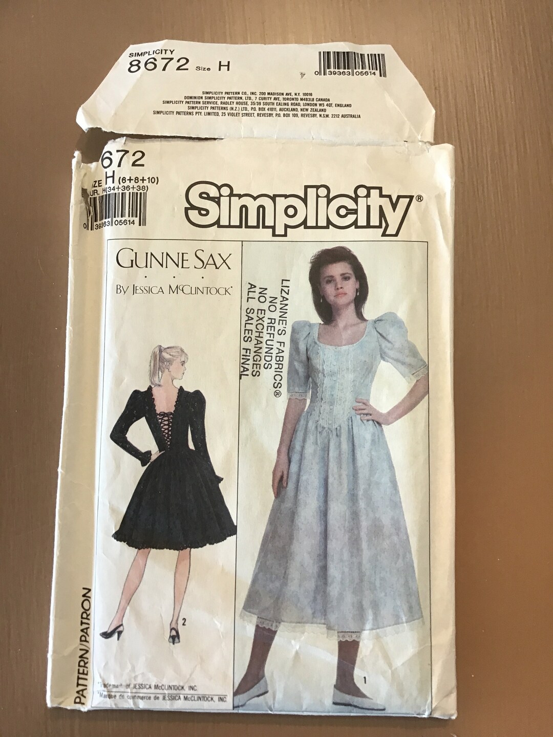 GUNNE SAXbyJESSICA McCLINTOCK ヴィンテージ Vintage Jessica McClintock For Gunne Sax Dress Womens 7/8