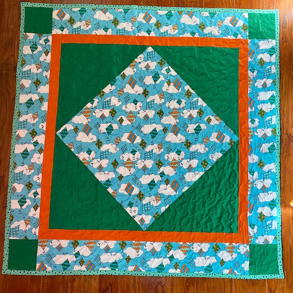 Amish Diamond Baby Quilt