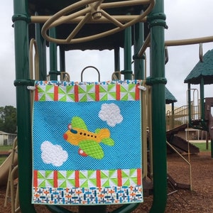 Airplane in Clouds Baby Quilt Pattern - Etsy
