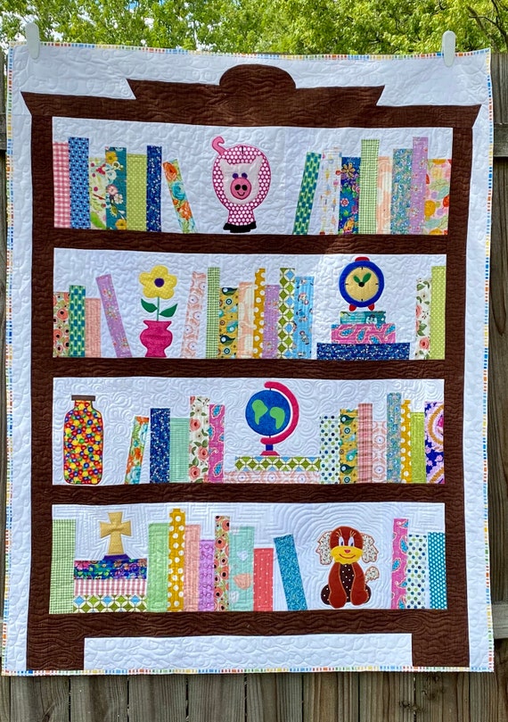 bookshelf memory quilt pattern