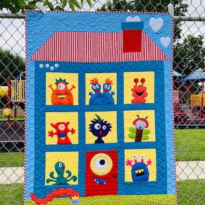 Monster House Quilt Pattern