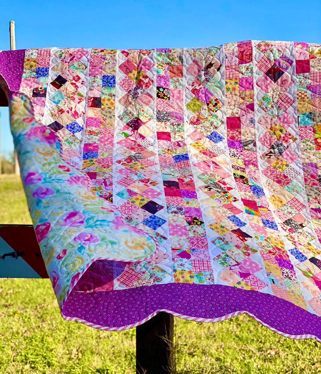 Scrappy Columns Quilt Pattern Canada