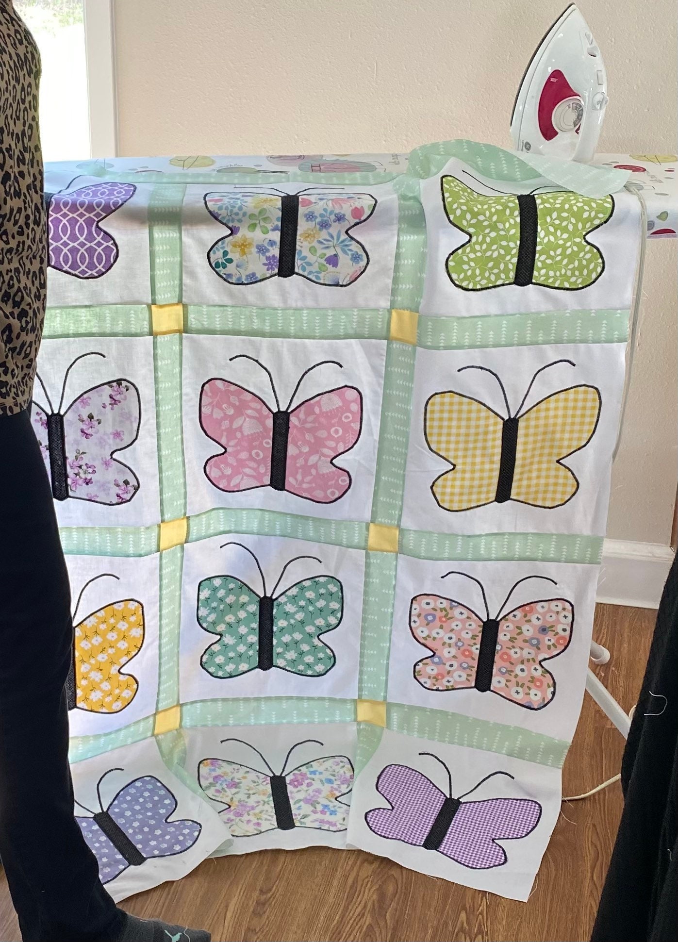 Vintage Applique Butterfly Quilt Pattern Butterfly Quilt