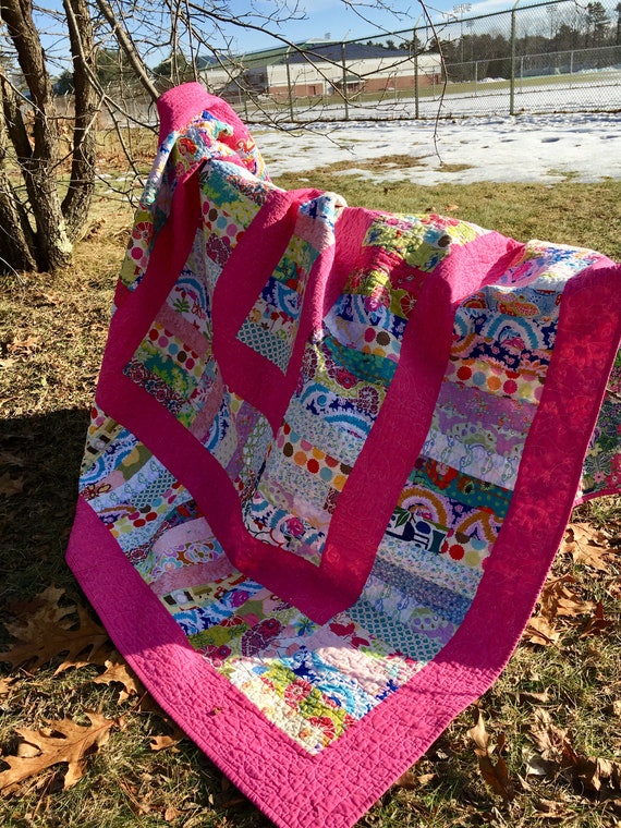 Printable Curved Log Cabin Quilt Pattern Free