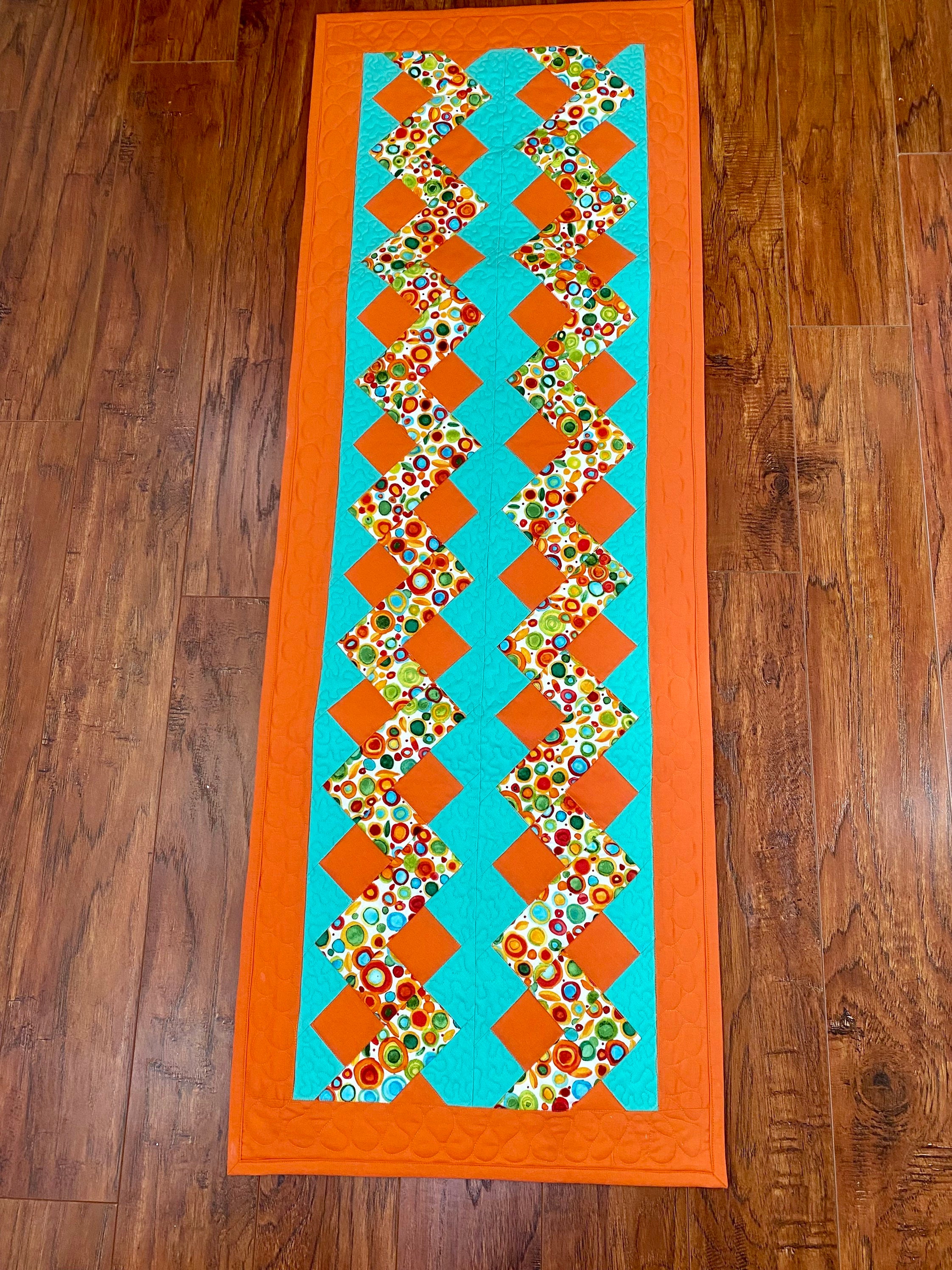 Red Ric Rac Table Runner Rick Rack Table Runner - Etsy