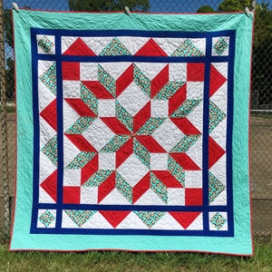 Carpenter Star Quilt Pattern PDF image 2