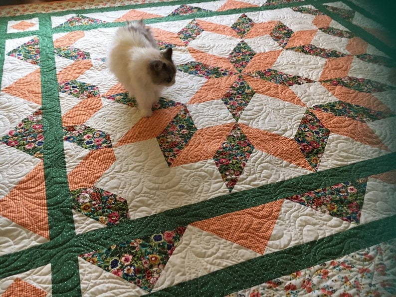 Carpenter Star King Size Quilt Pattern Etsy