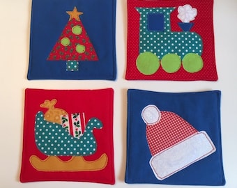 Christmas Mug Rugs Quilting Pattern