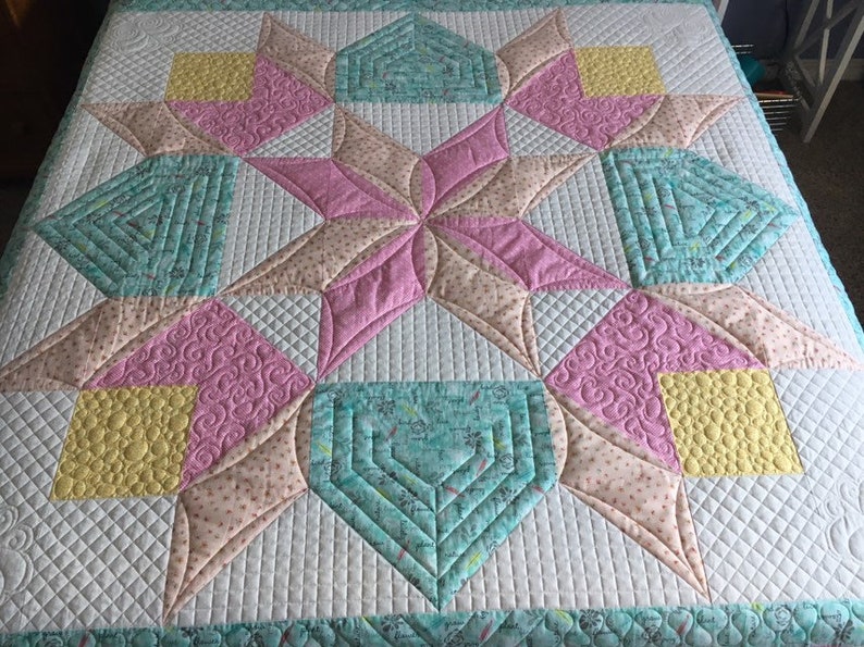 Tulip Rose of Sharon Quilt Pattern Etsy UK