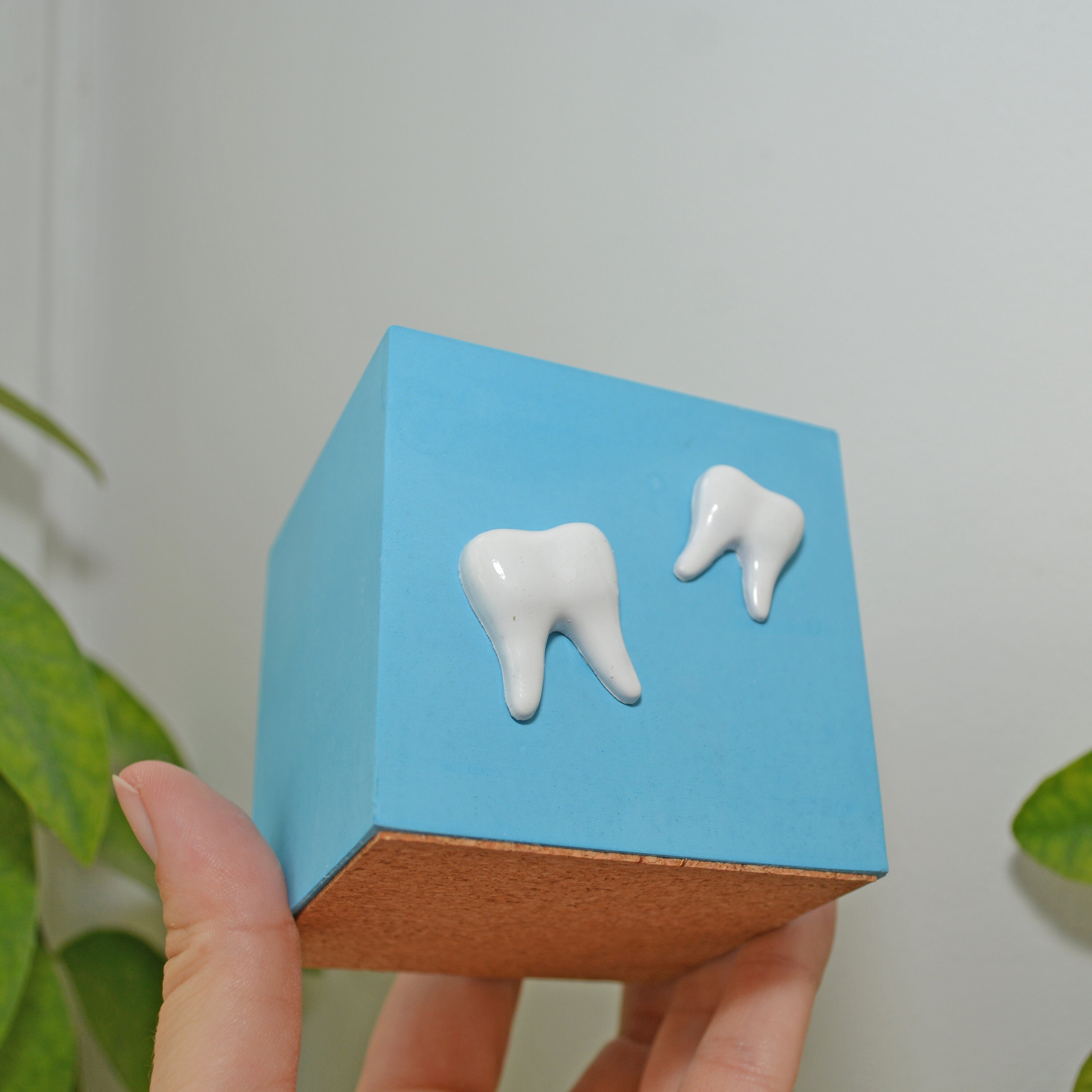 Tooth Pen holder Best dentist ever gift Cute Succulent Etsy