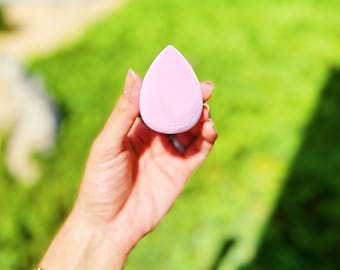 Ana Carttori Pink Velvet Make-up-Schwamm-Blender - Weich, Vegan, Grausamkeitsfrei, Hochwertig, Makellos, Grundlage, BB-Creme, Schönheits-Werkzeug