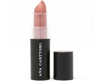 Vegan Lipstick - Hibiscus / Vegan Makeup, Cruelty Free Makeup, Gluten Free Makeup, Organic Makeup, Vegan Lip Balm, Organic Lip Balm