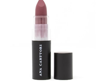 Veganer Lippenstift - Purely Plum / Veganes Make-up, Grausamkeitsfreies Make-up, Glutenfreies Make-up, Bio-Schminke, Veganer Lippenbalsam, Bio-Lippenbalsam