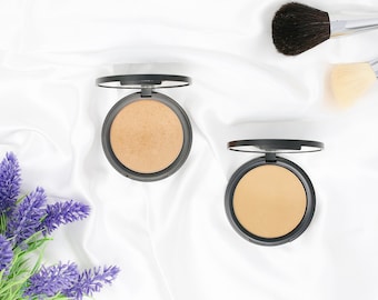 Polvos bronceadores veganos - Touch of Sun & Endless Summer / Maquillaje vegano, Bronceador vegano, Contorno natural, Maquillaje sin crueldad animal, Maquillaje sin gluten