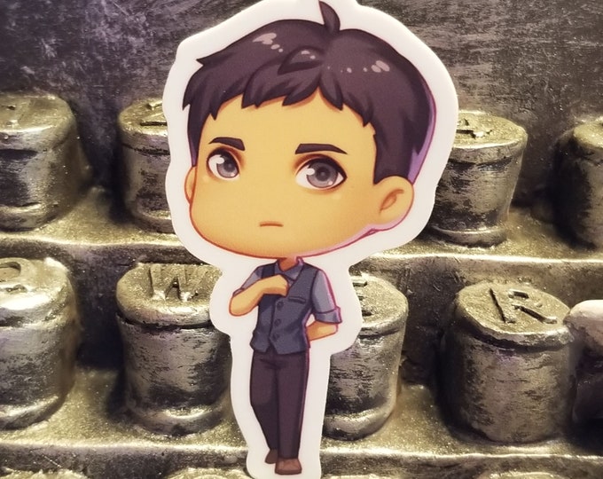 Cruz Torres Chibi Sticker 2" x 3"