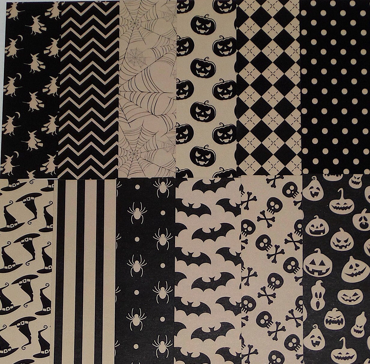 12 Sheets 6X6 Double Sided PAPER, Scrapbooking, Card Tag
