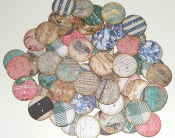 ヴィンテージ風フェイクボタン20個セット