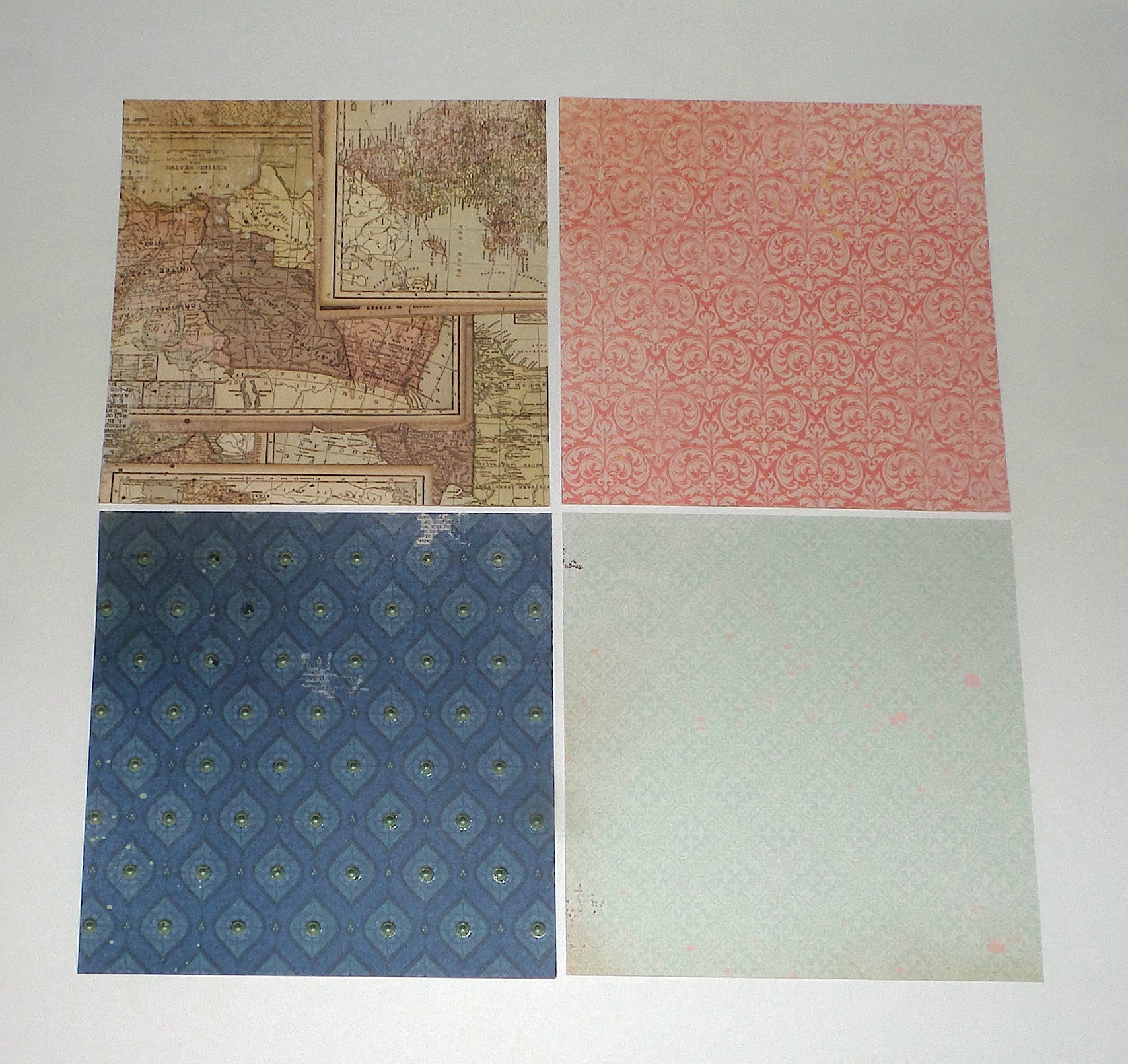 15 Sheets of Single Sided CARDSTOCK Includes UV Gloss Floral Etsy Ireland