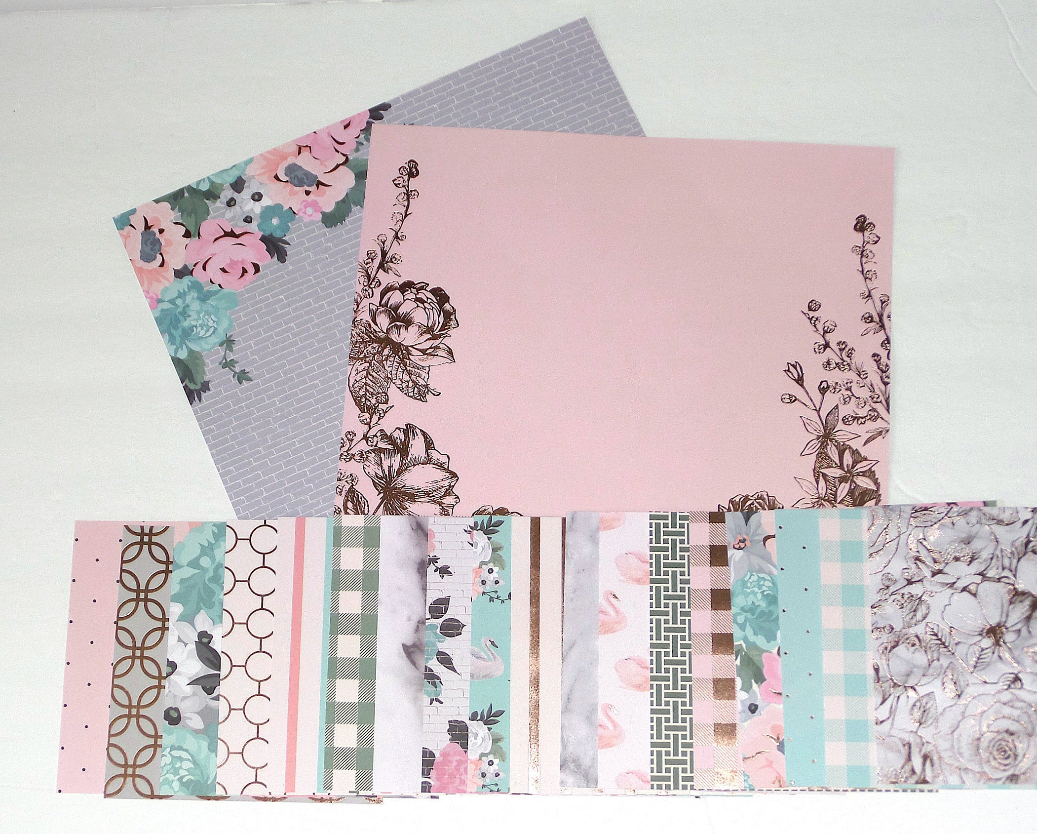 Scrapbook Kit CARDSTOCK Scrapbooking Journaling Etsy UK