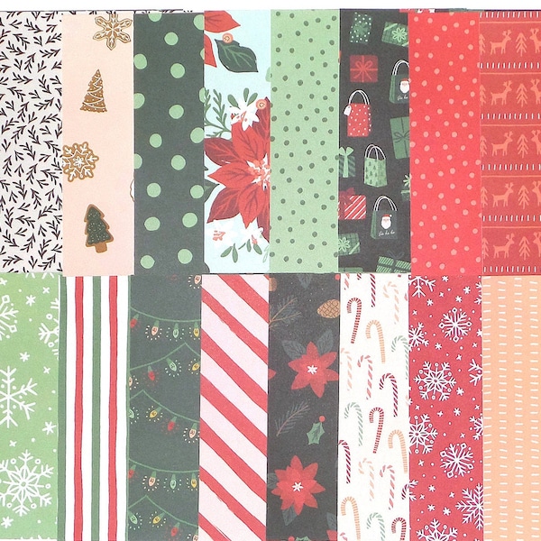 Christmas Cardstock 12x12 Etsy
