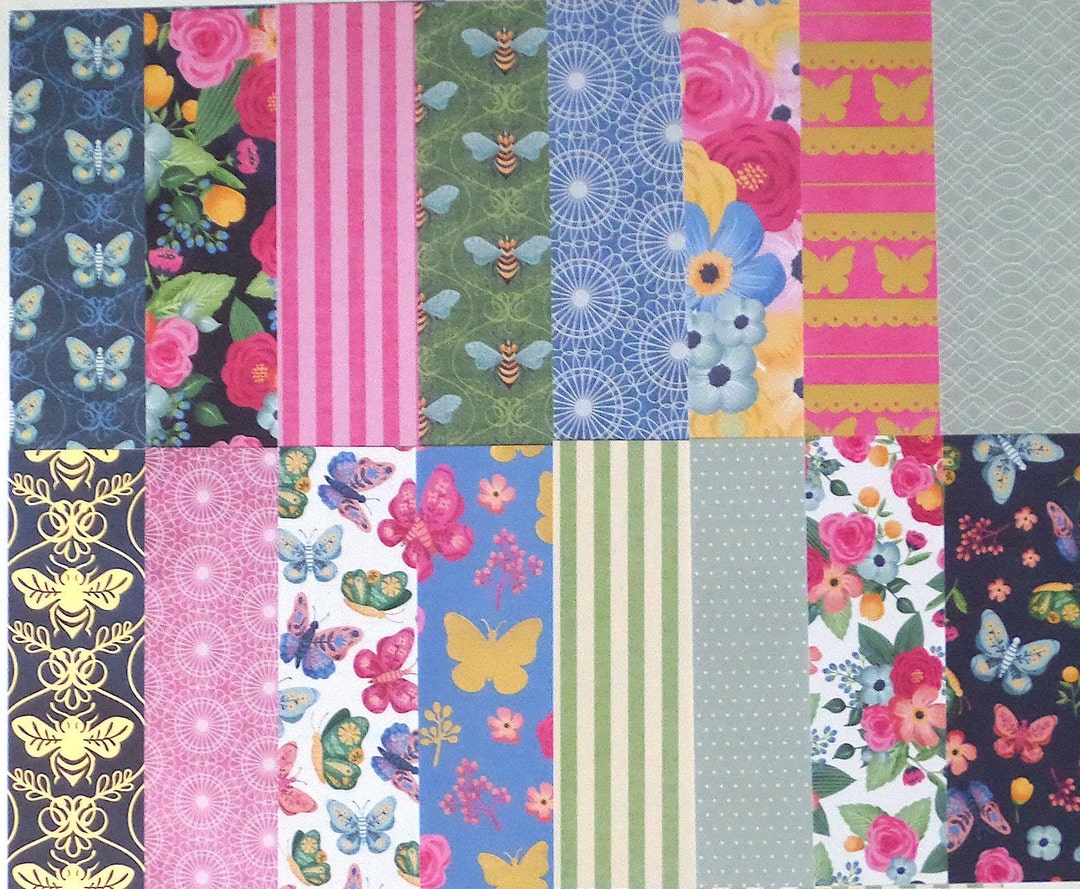 16 Pcs of 6X6 CARDSTOCK Scrapbooking Journaling Ephemera Card Tag