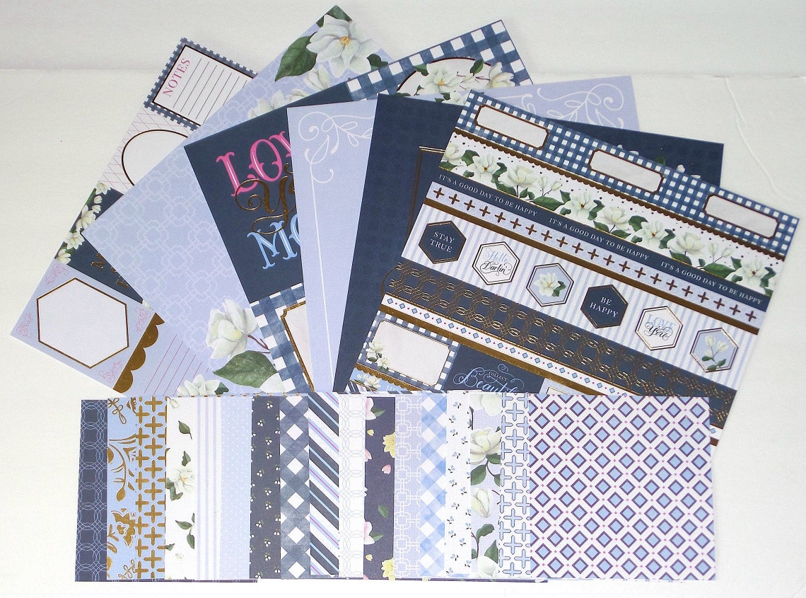 Scrapbook Kit CARDSTOCK Scrapbooking Journaling Etsy UK