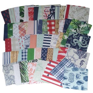 Lot of 60 pcs of Beach Themed PAPER, 6X6, Card/Tag Making, Scrapbooking, Junk Journaling, Decoupage, DESTASH, Grab Bag, Bulk