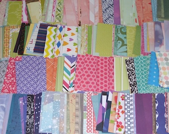 Scrap Paper or cardstock, Variety Pack, Random, Craft Supplies, Paper Goods - 3 X 3 or 2.75X2.75 Inches - Your choice, Scrapbooking Tag Card