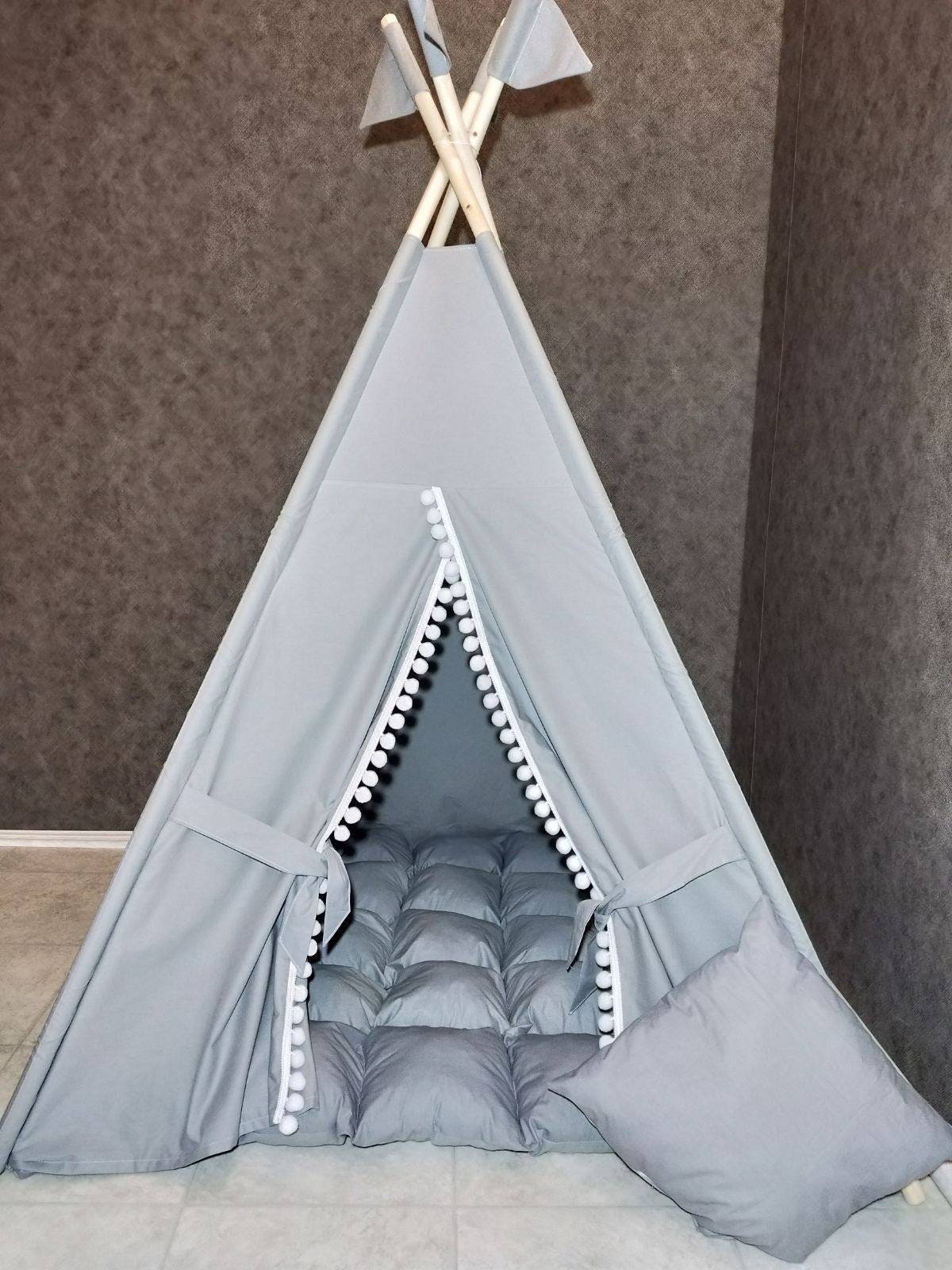 childrens grey teepee