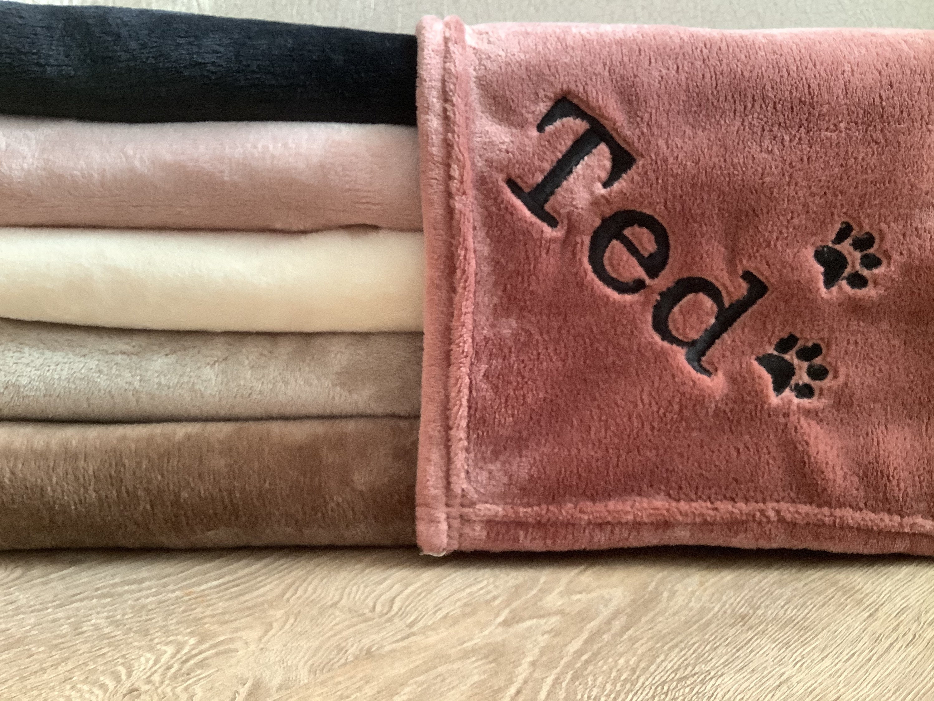 Personalized Pet Blanket custom dog Name blanket Embroidered Etsy