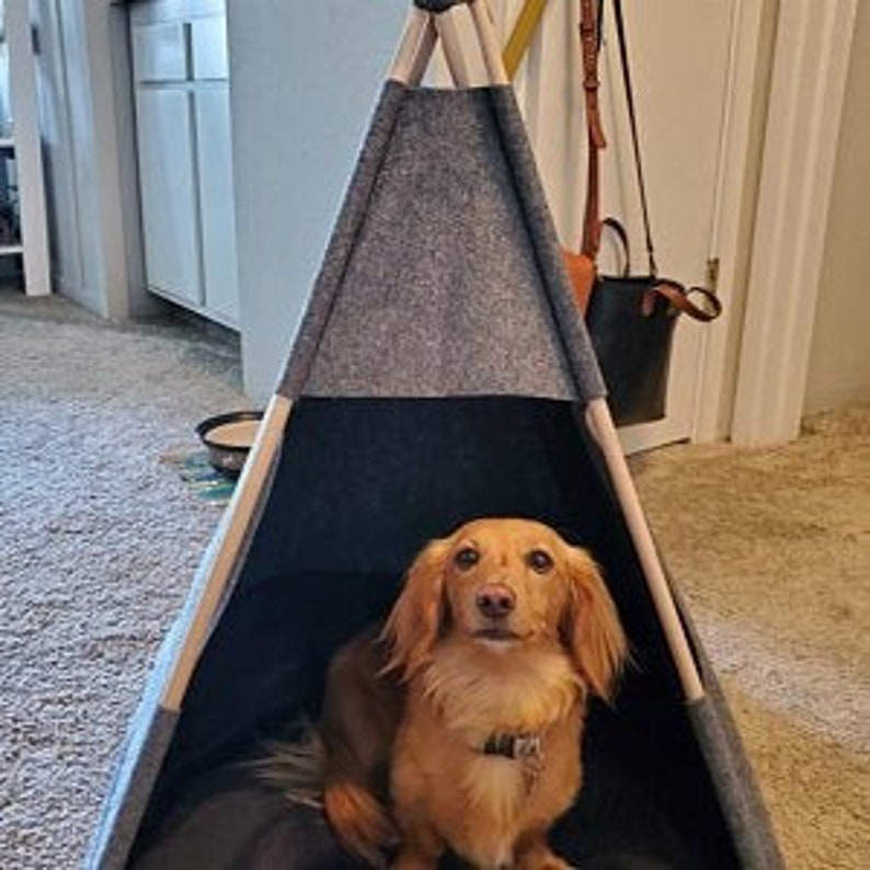 Dog Bed House Indoor Custom Dog Bed Black Pillow Soft Eco Etsy