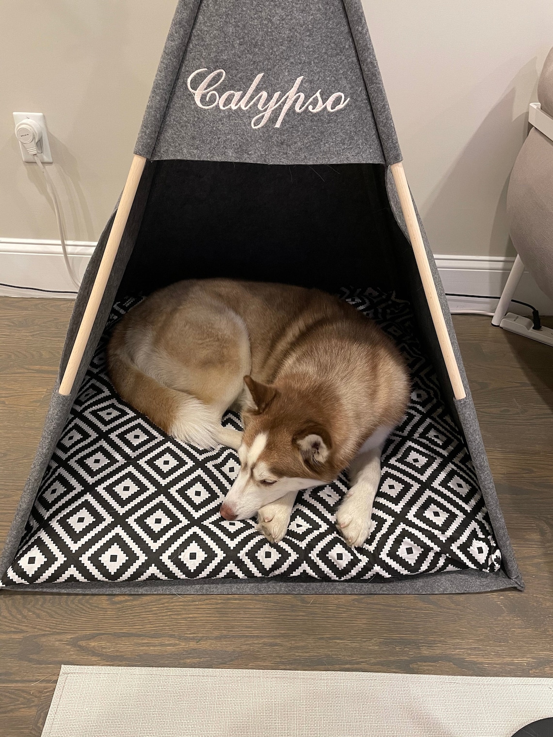 36 Dog bed large husky pet Teepee dogs bed indoor house kennel Etsy