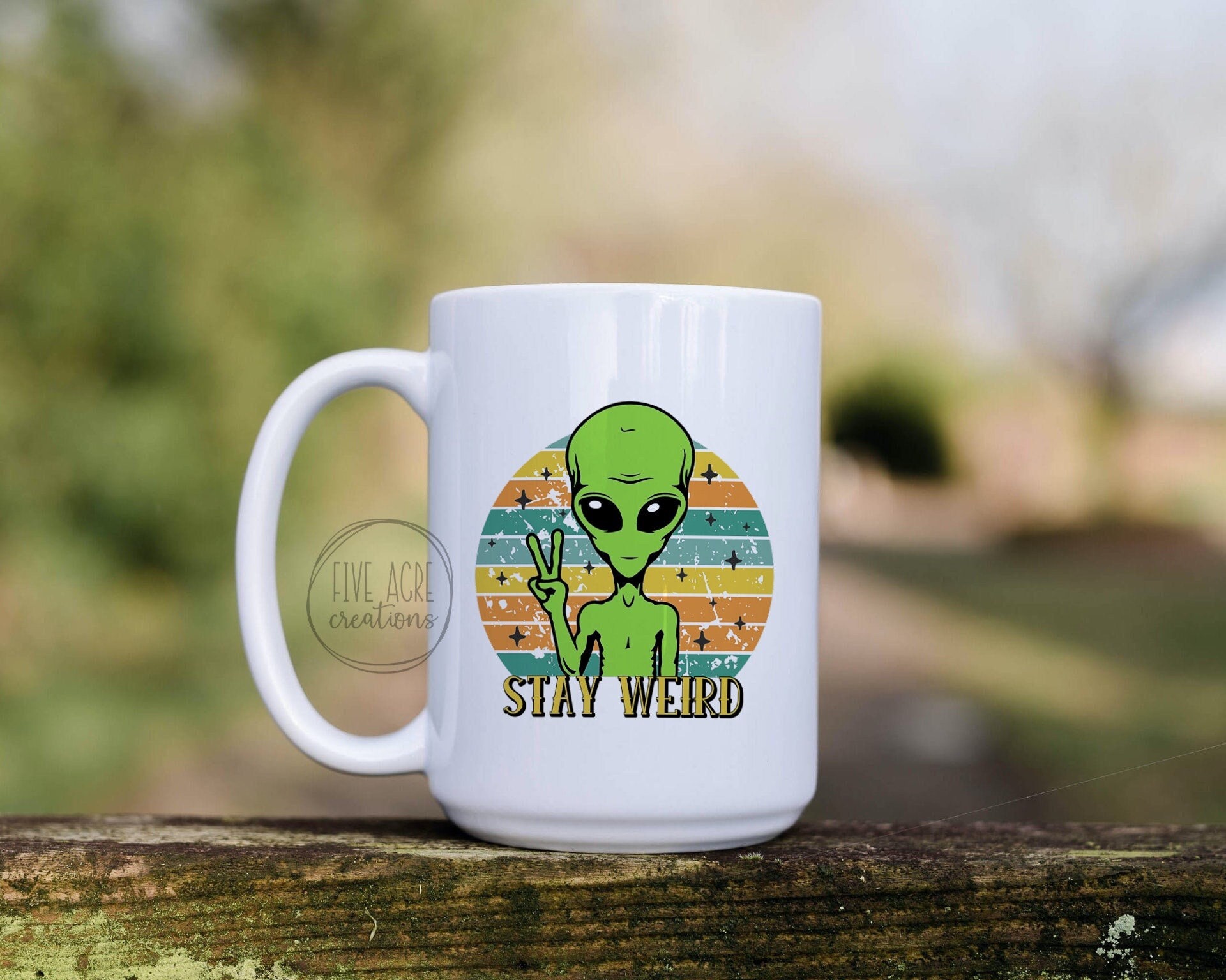 Alien Gift Women Funny for Space Party Travel Mug by TheCrownMerch
