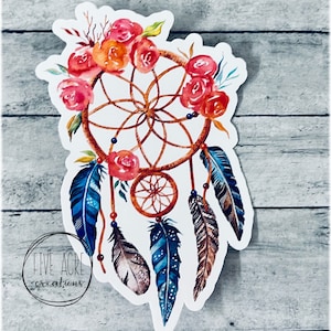 Dreamcatcher  - waterproof sticker - weatherproof vinyl decal - bumper sticker - laptop sticker - water bottle decal - cute car window