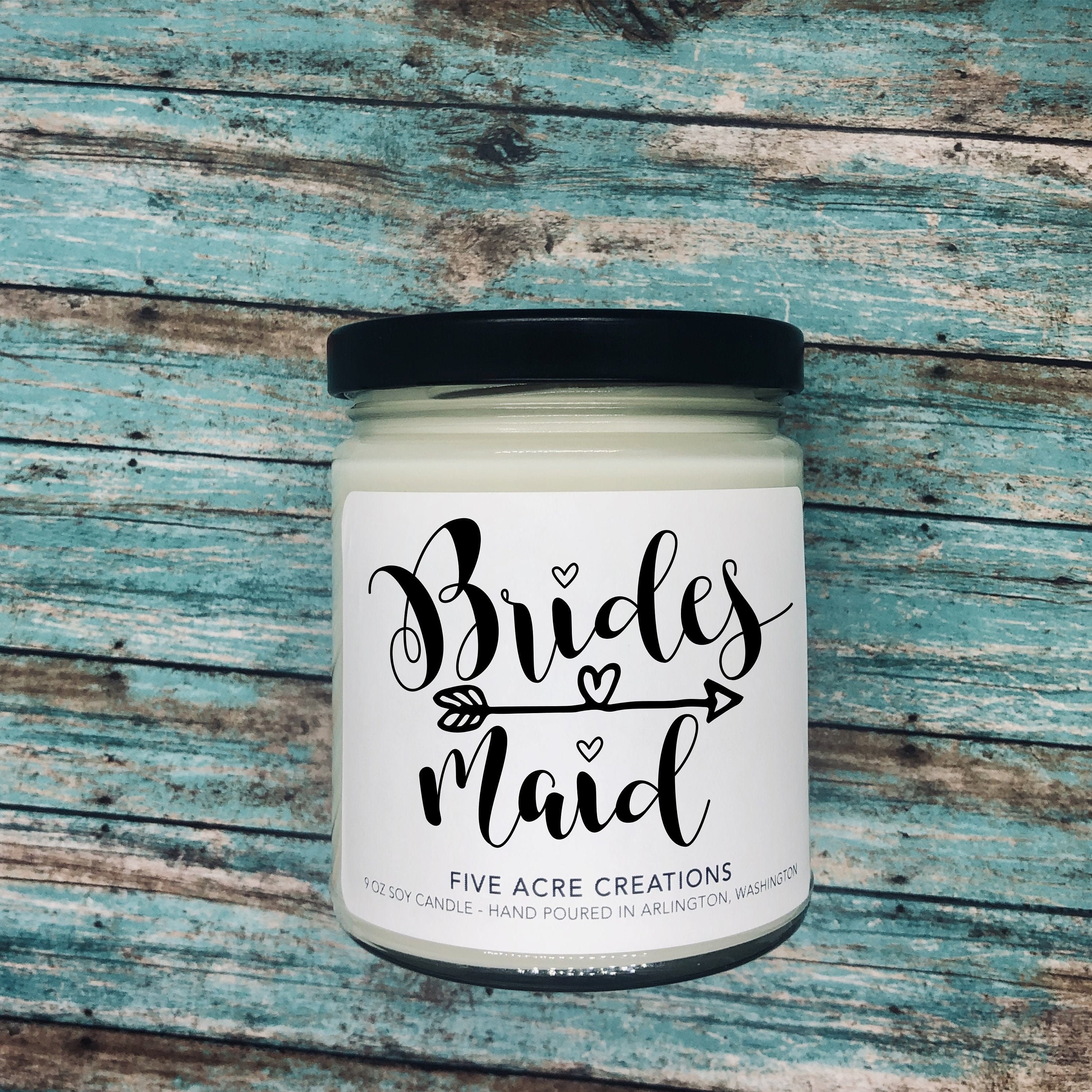 Bridesmaid Candle Wedding Party Candles Gift for Etsy UK