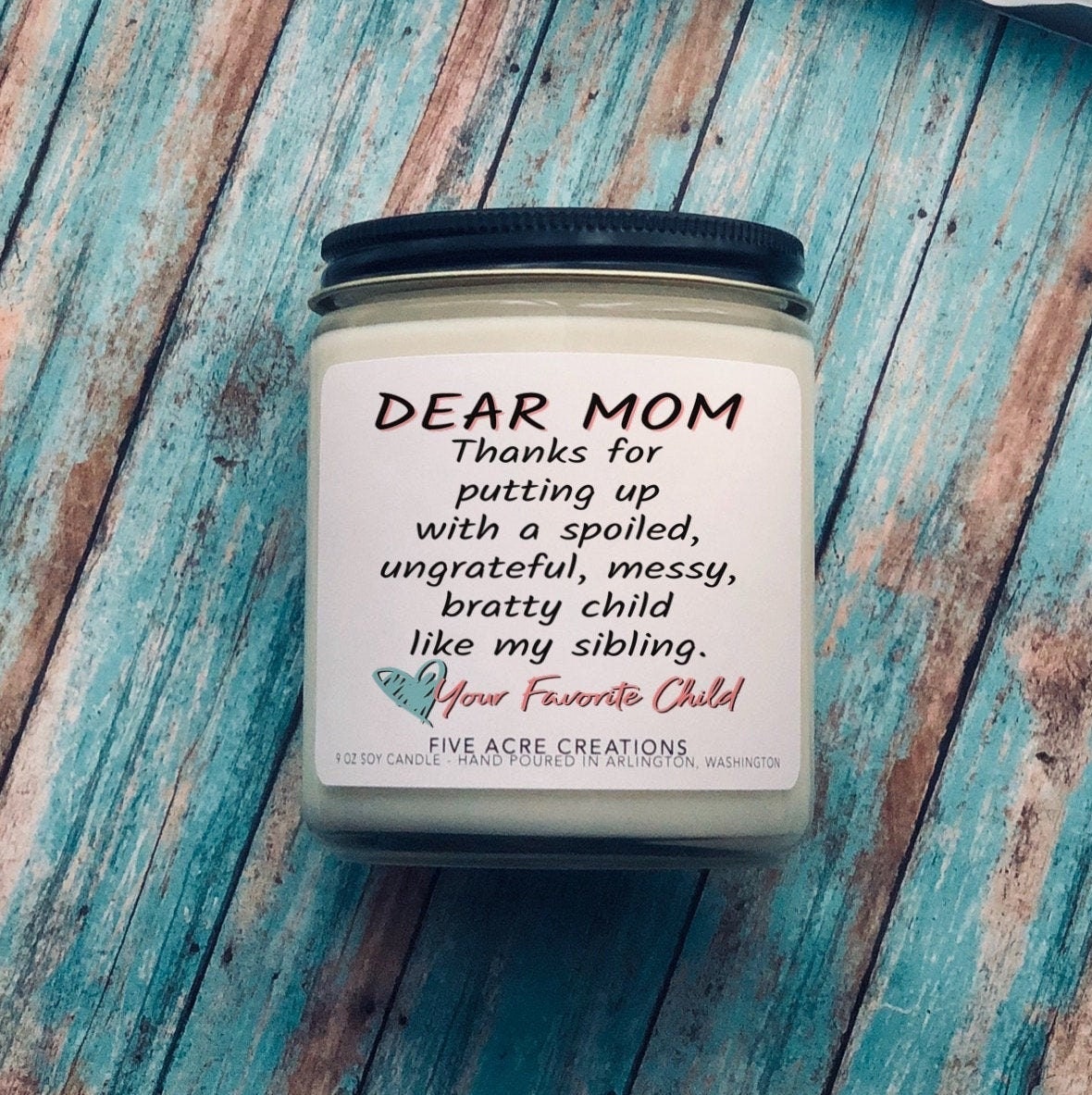 Funny Candle For Mom Mothers Day Gift Moms Birthday Etsy