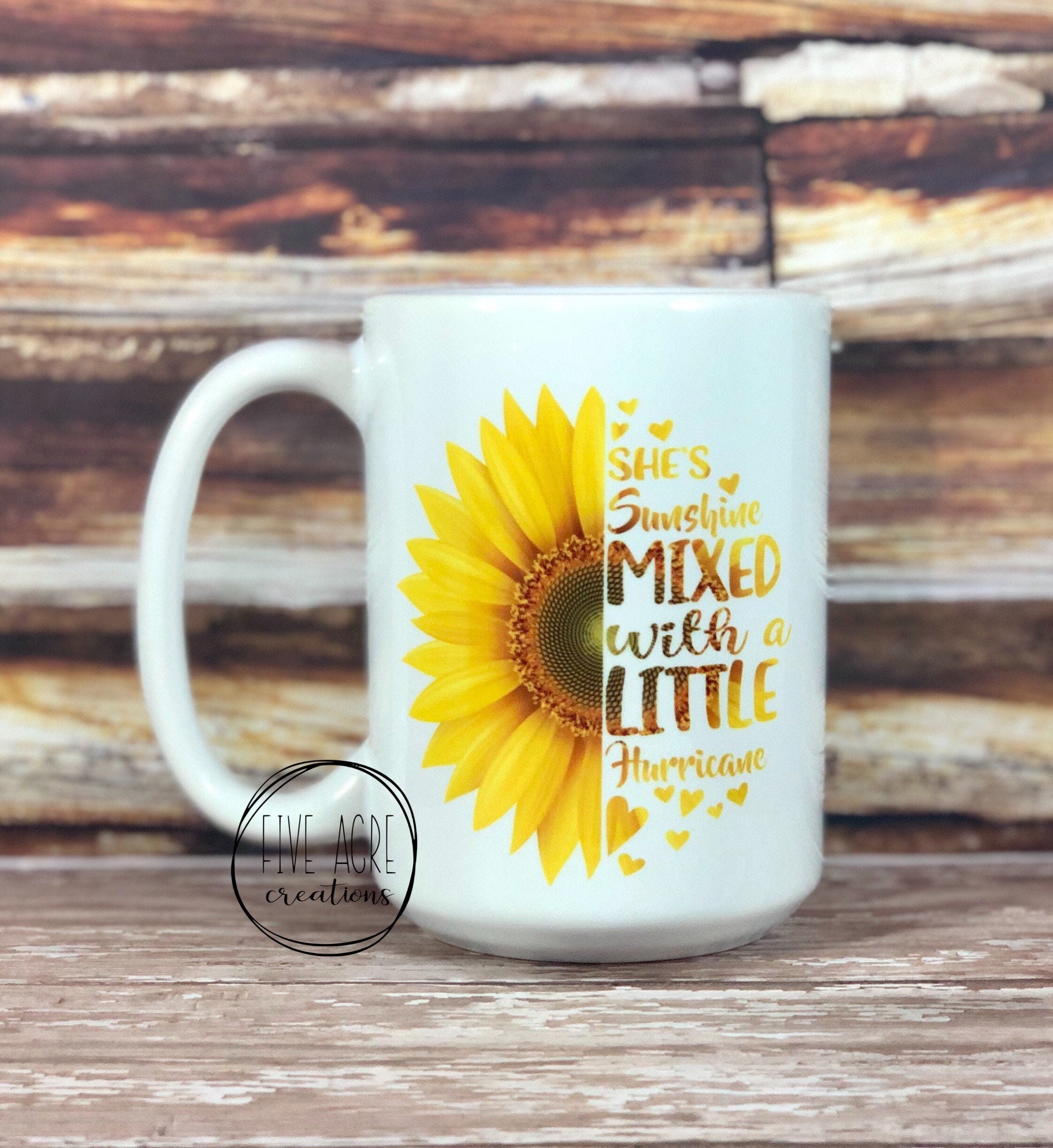 Sunflower Inspirational Gift Sunflowers coffee mug Etsy