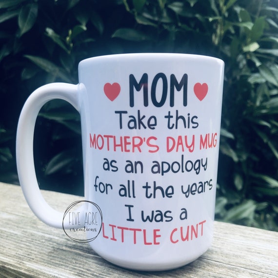 Drole Maman Excuses Petite Chatte Humour Adulte Fete Des Etsy France
