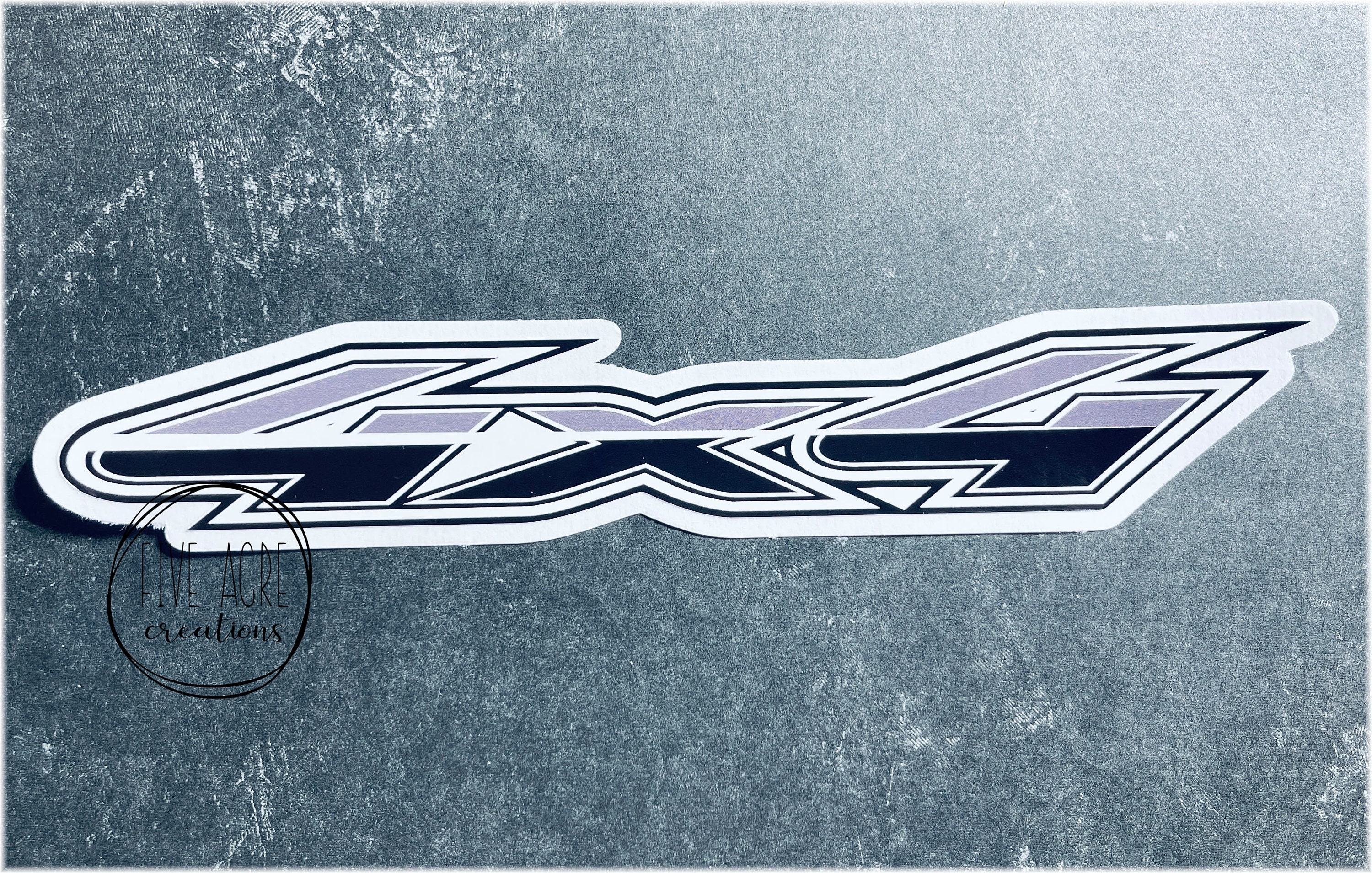 4x4 | Waterproof Decal Sticker | Four Wheel Drive | Decal for Him or ...